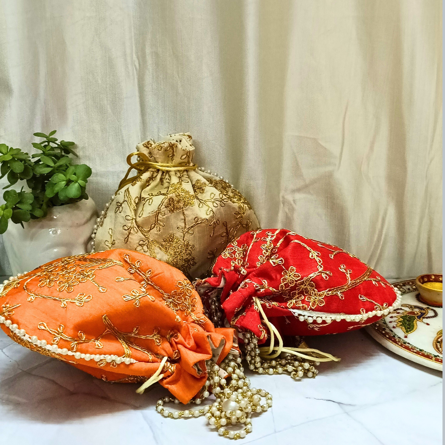 Potli Bags and Envelopes