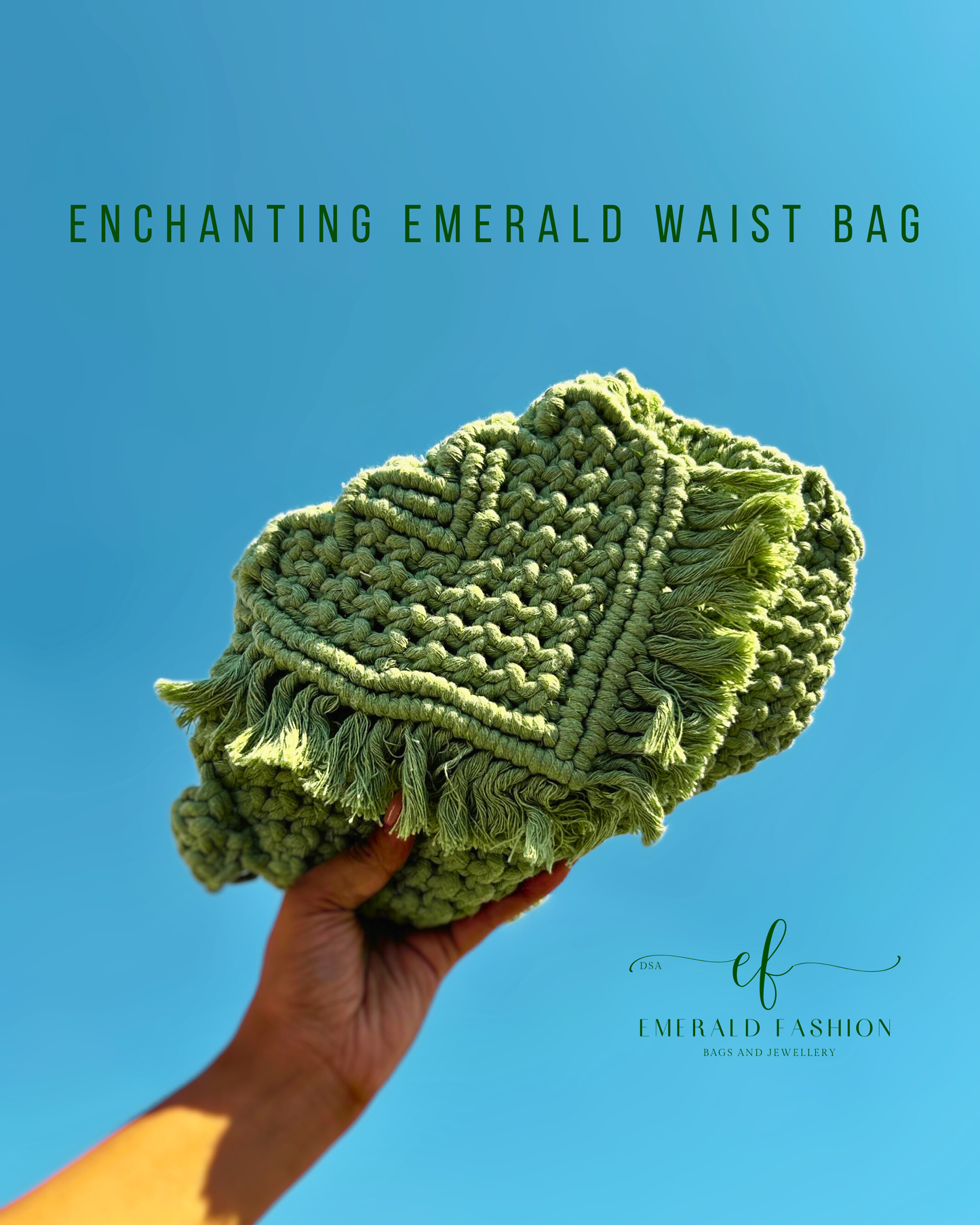 Enchanting Emerald Waist Bag