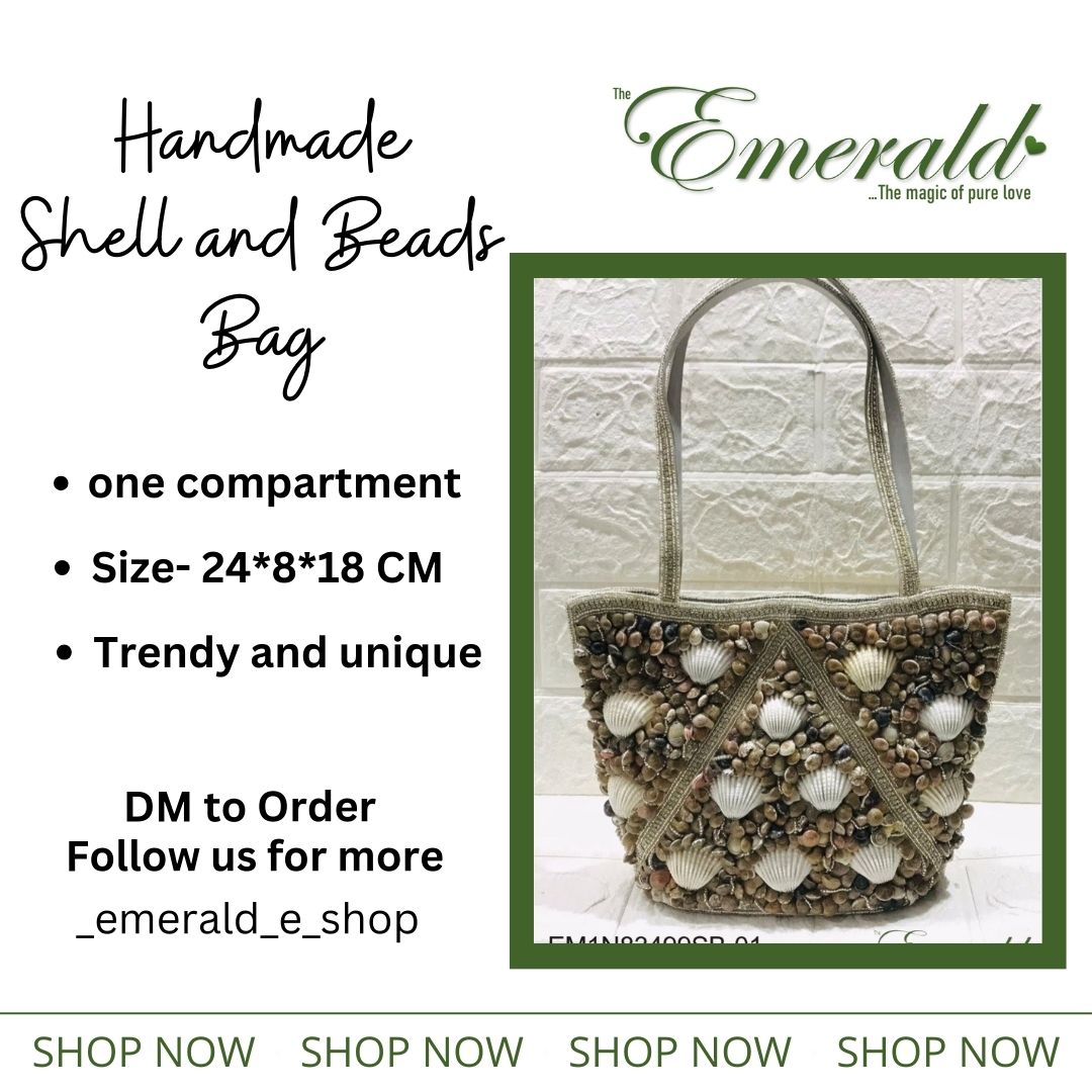 Ethereal Elegance Shell Handbag