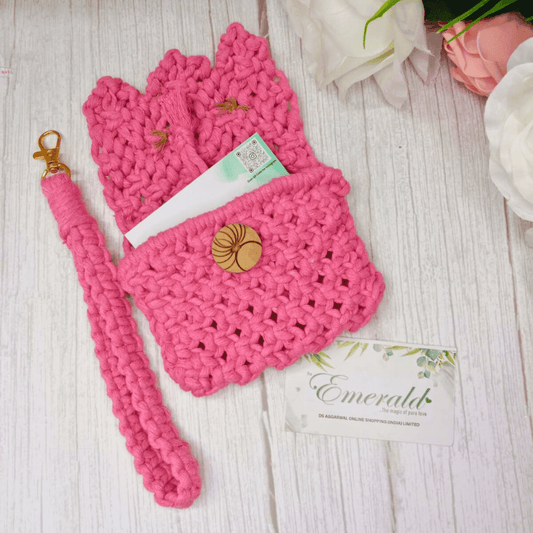 Blush Knot Wallet -  Card Wallet