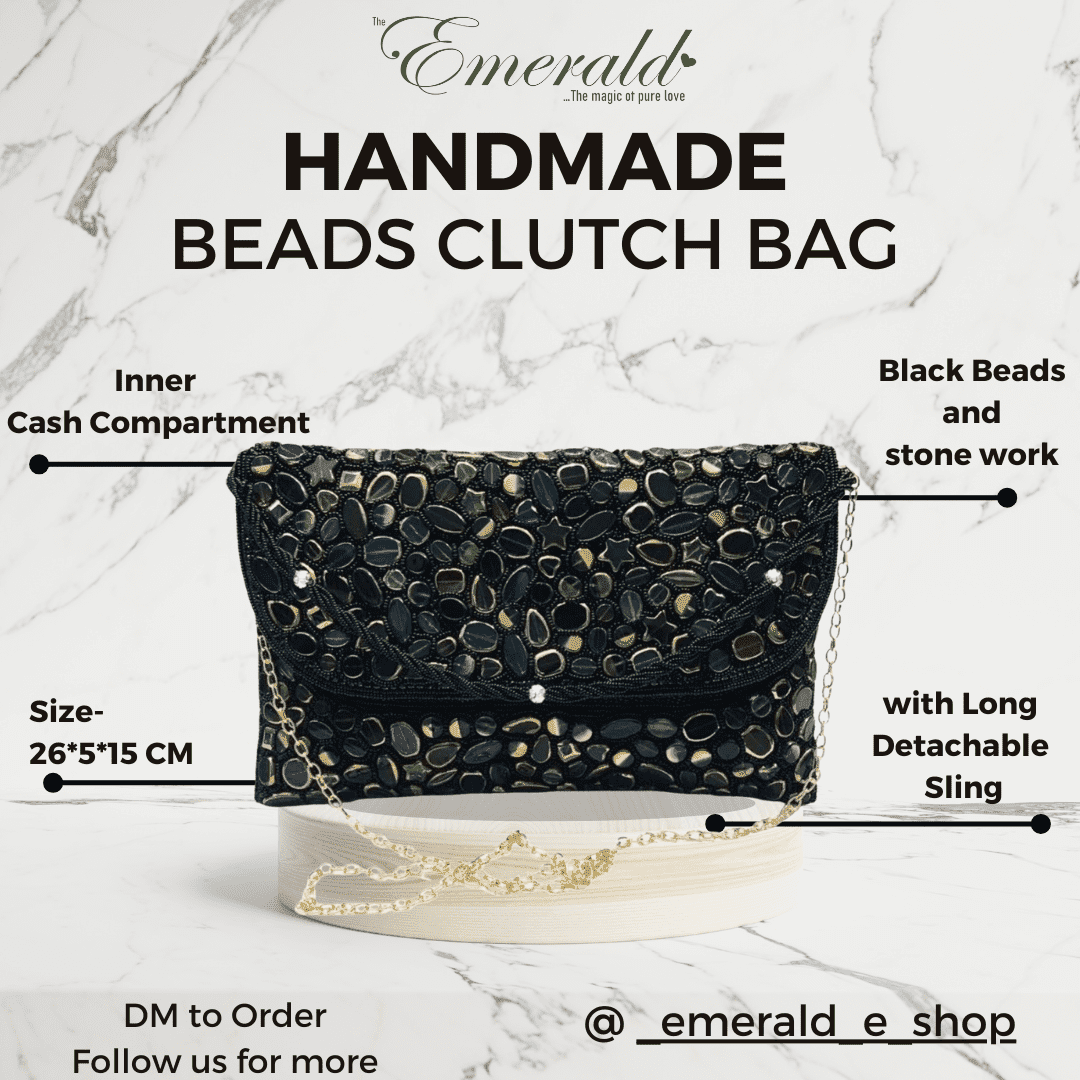 Midnight Glam Statement - Clutch