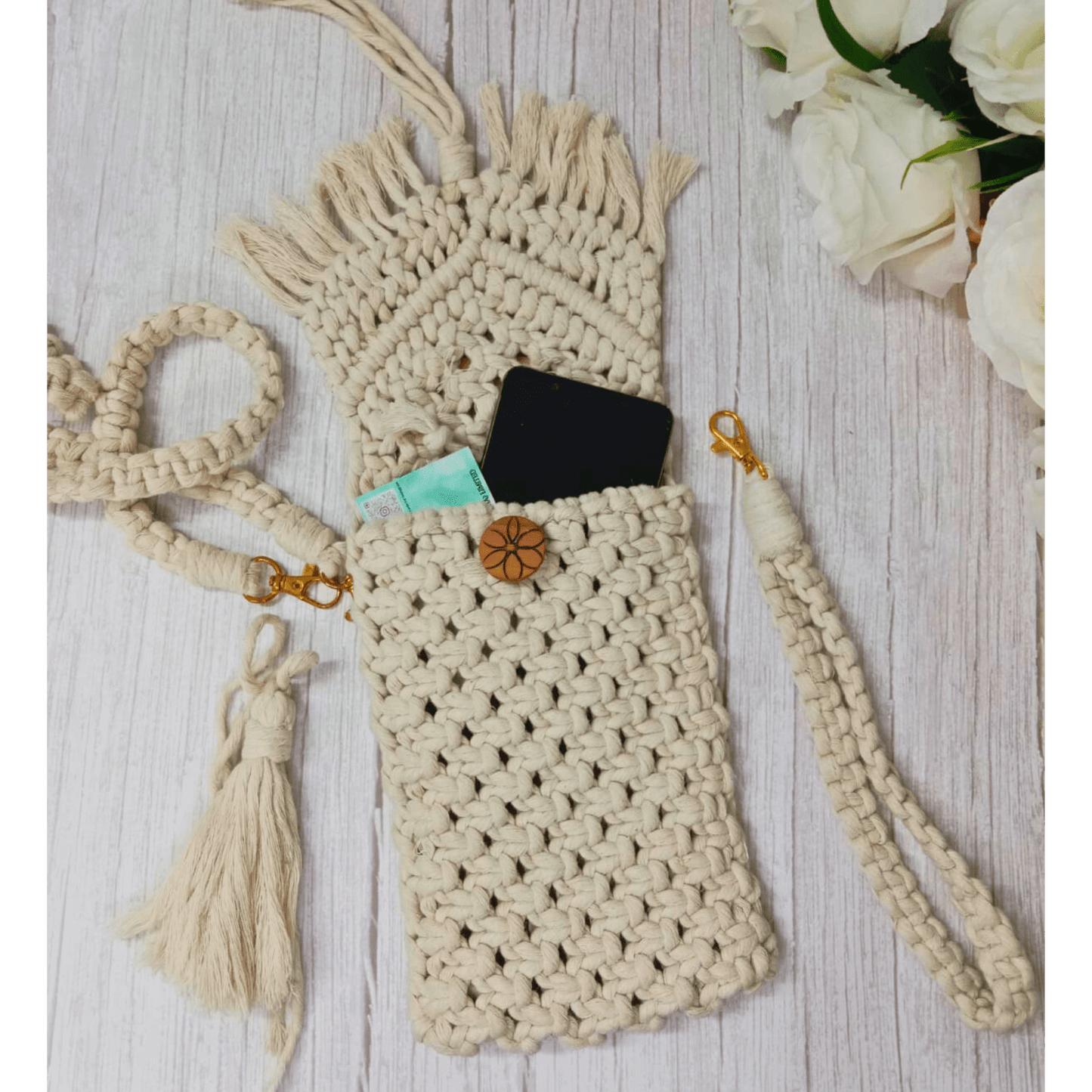Ivory Bliss - Mobile Purse