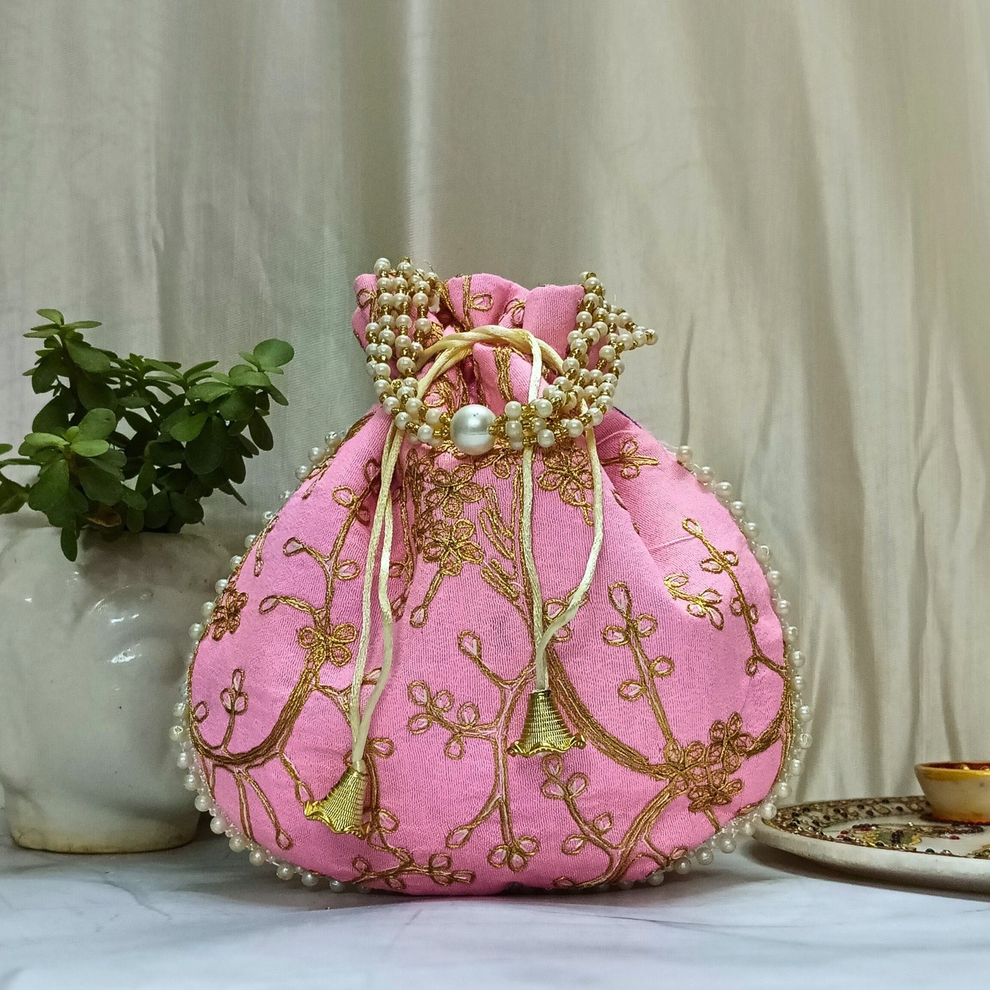 Gilded Elegance Potli Bags