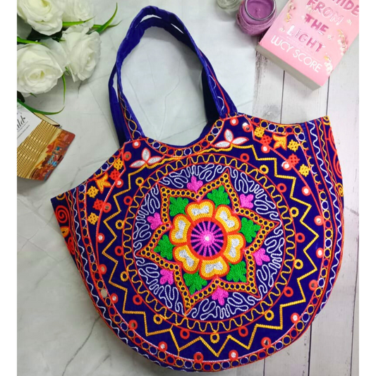 Jaipur Blossom Matka tote Charm- tote Bag