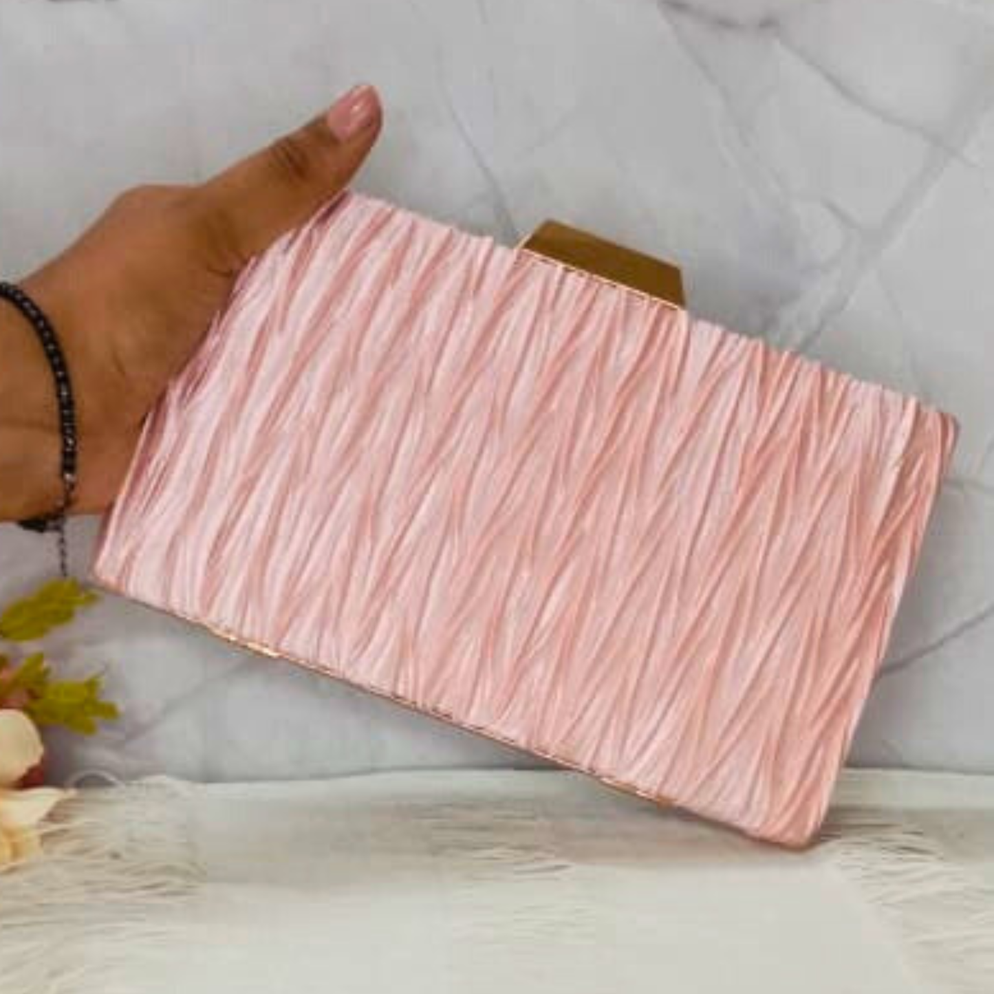 Pink Finesse Clutch