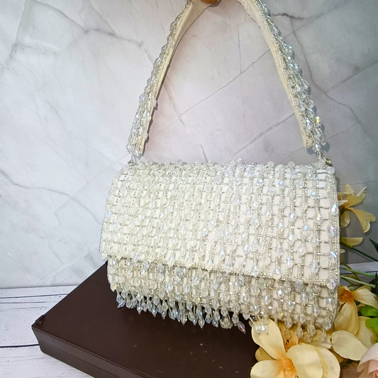 Pearl Dazzle Hangings-  Clutch