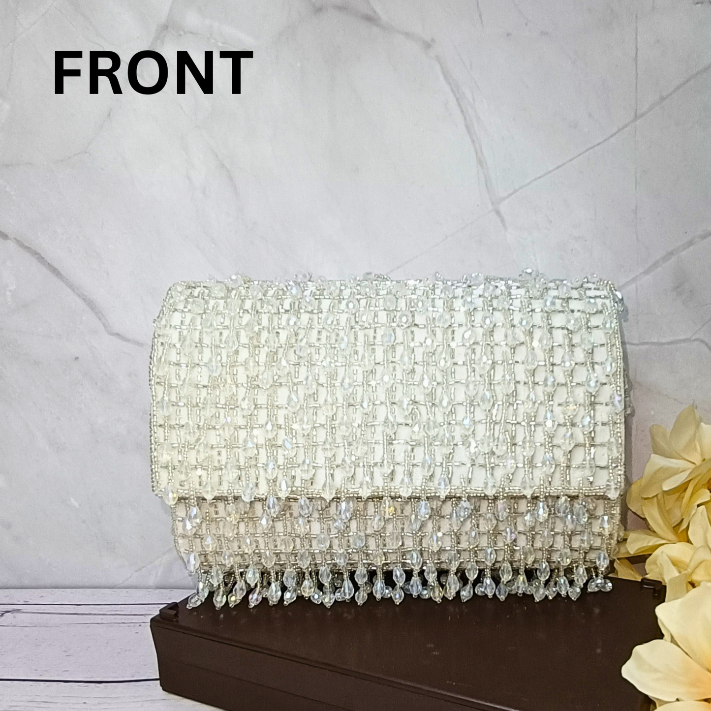 Pearl Dazzle Hangings-  Clutch