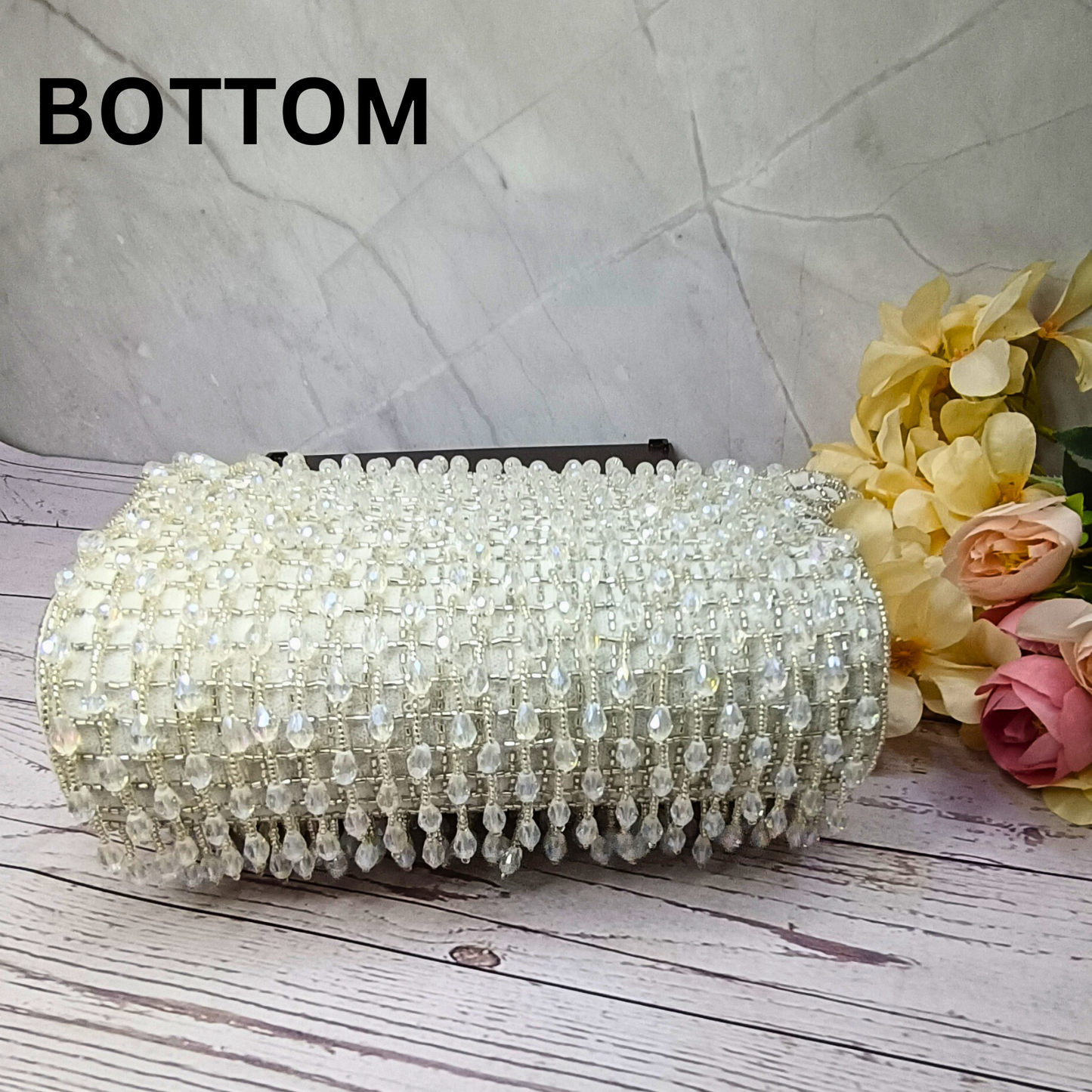 Pearl Dazzle Hangings-  Clutch