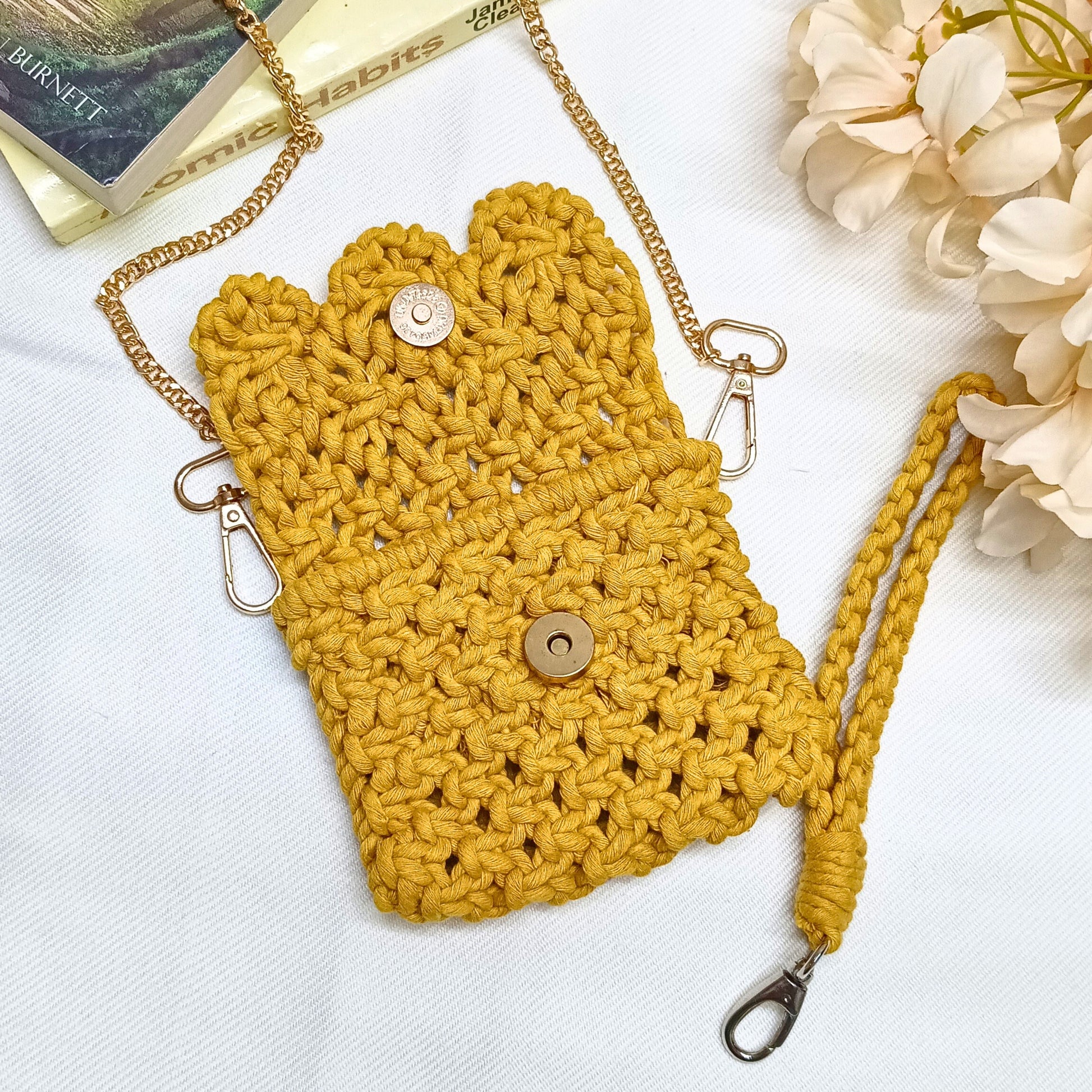 SunMuse Macrame - Card Wallet - Emerald Fashion