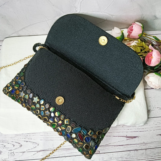Midnight Glam Statement - Clutch