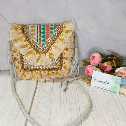 Golden Glow Boho Bag