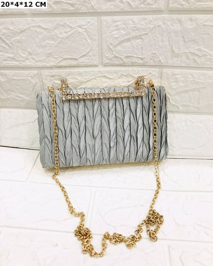 Grey Glam Designer Clutch