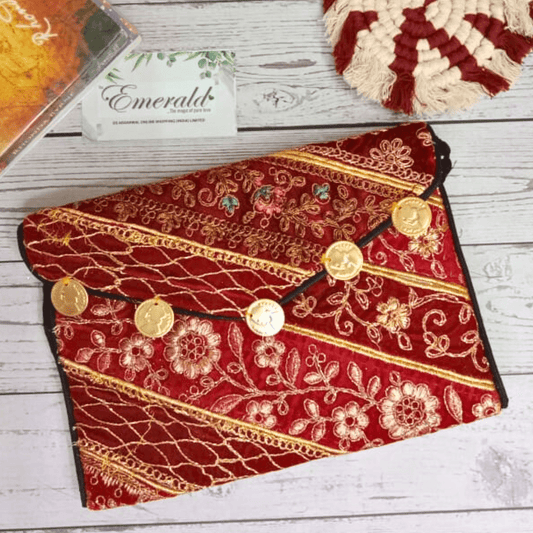 Jaipur Crimson Envelope Chic